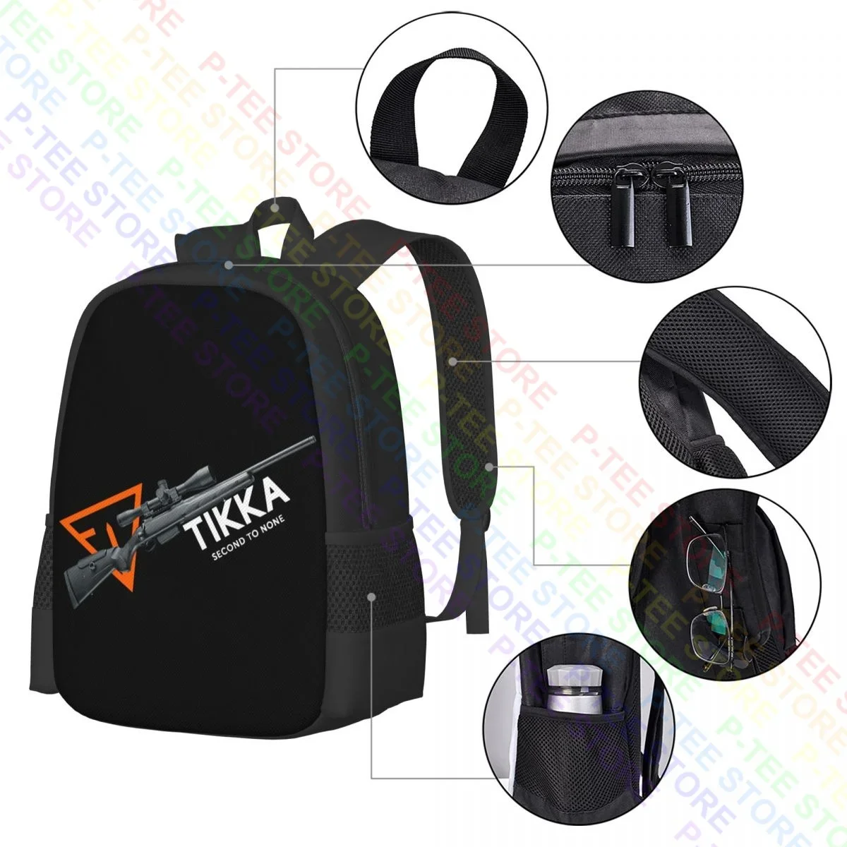 Снайперская винтовка Tikka T3 Tac Bolt FirearmsBackpack вместительная Складная школьная