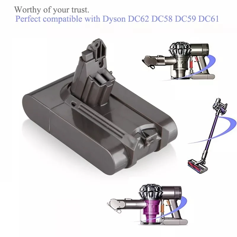 Новый Сменный аккумулятор 21 6 в 8800 мАч для пылесоса Dyson Li-Ion SV09 SV07 SV03 DC58 DC61 DC62 DC74 V6