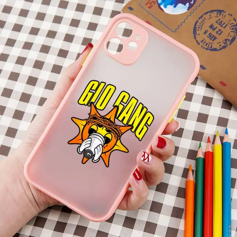 Чехол для телефона Rapper Glo Gang And Chief Keef Матовый Прозрачный чехол iphone 7 8 11 12 13 plus mini x xs