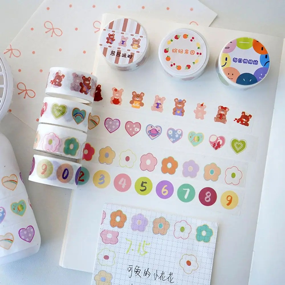 

Tearable Decorative Kawaii DIY Diary Label Sticky Paper Washi Tape Scrapbooking Sticker