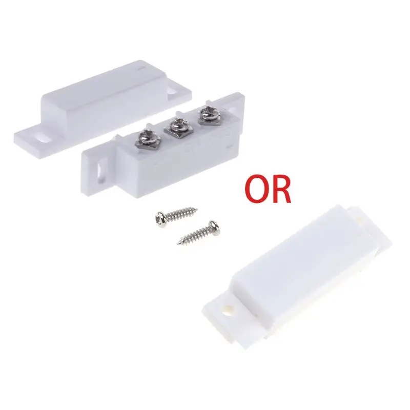 

41QA NC NO Magnetic Contact Switch Door Sensor Wired Metal Roller Shutter Door Home Alarm System