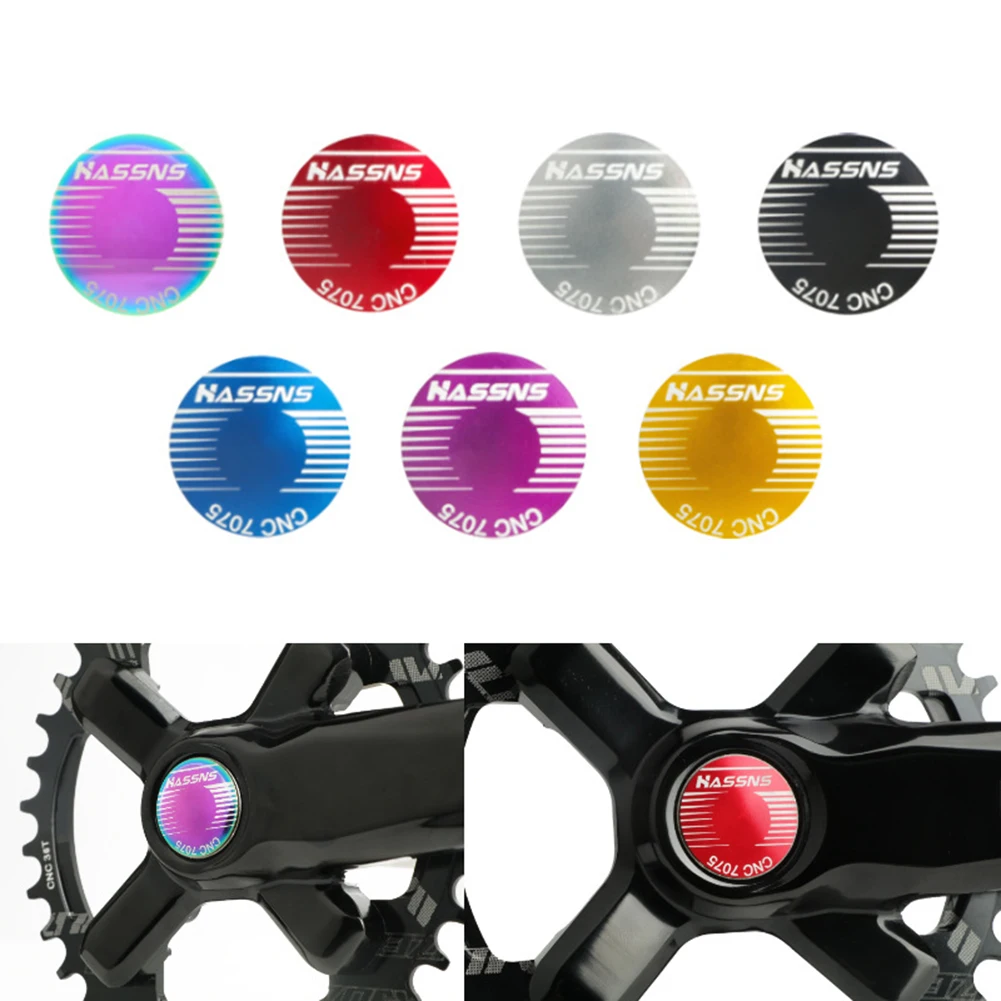 

Bicycle Crank Cap With Waterproof Washer MTB Mountain Road Bike Crank Arm Aluminium Cap Waterproof Dustproof Cycling Parts