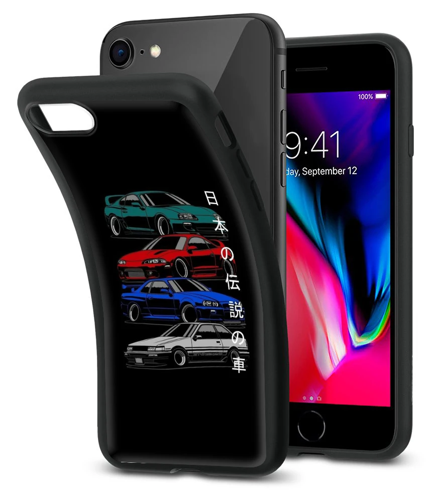 BD20 HKS JDM AE86 Car Soft Silicone Case for Huawei P10 20 30 Lite 2018 P Smart S Z Pro 2019 2021 Y8S Y9S