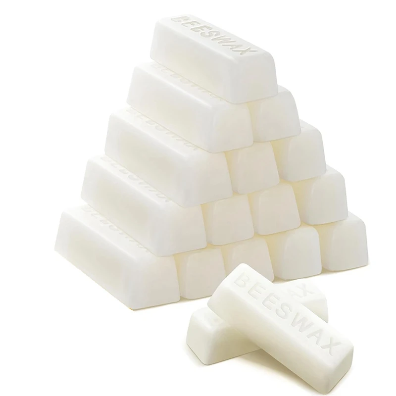 24 х 1 унция батончики из белого пчелиного воска чистые косметический воск для