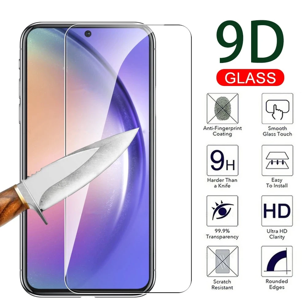 Закаленное стекло 9D для Samsung Galaxy A54 A34 A24 A14 A04 E A04S A13 4G A23 A33 A53 A73