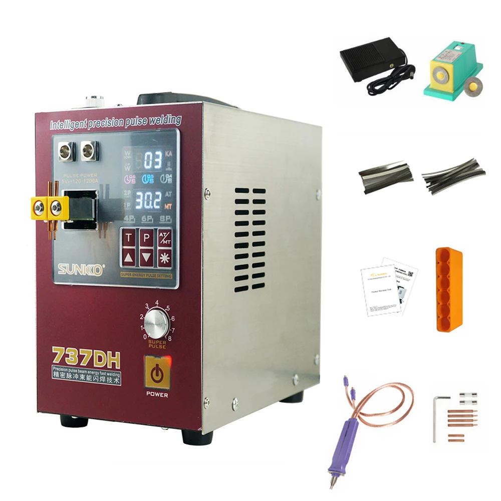 4.3KW High Power Spot Welding Machine Use For 18650 Battery Spot Welding Newly Upgraded Delayed Weld Automatic Pulse Spot Welder