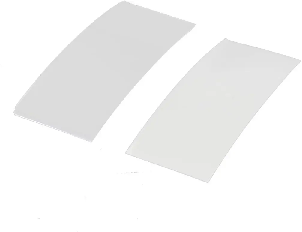 

Keszoox 10pcs 72mm x 18.5mm PVC Heat Shrink Tubing Clear for 1 x 18650 Battery
