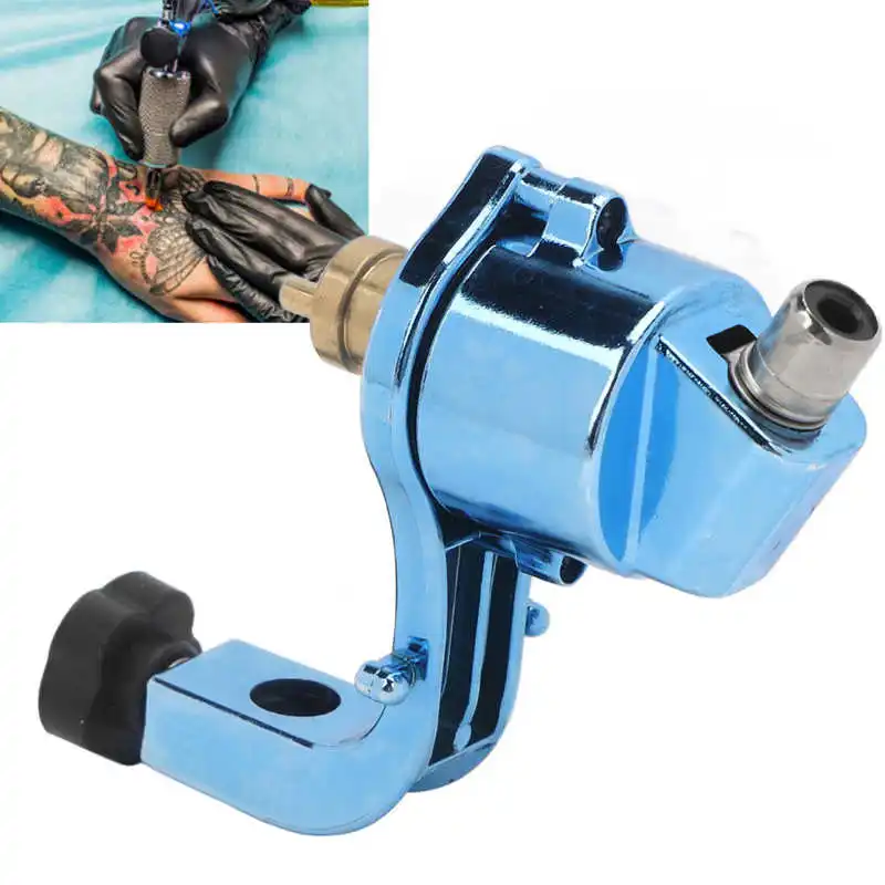

Permanent Makeup Machine Tattoo Machine Professional Electroplating Plastic Tattoo Motor Machine for Tattoo Artist Blue