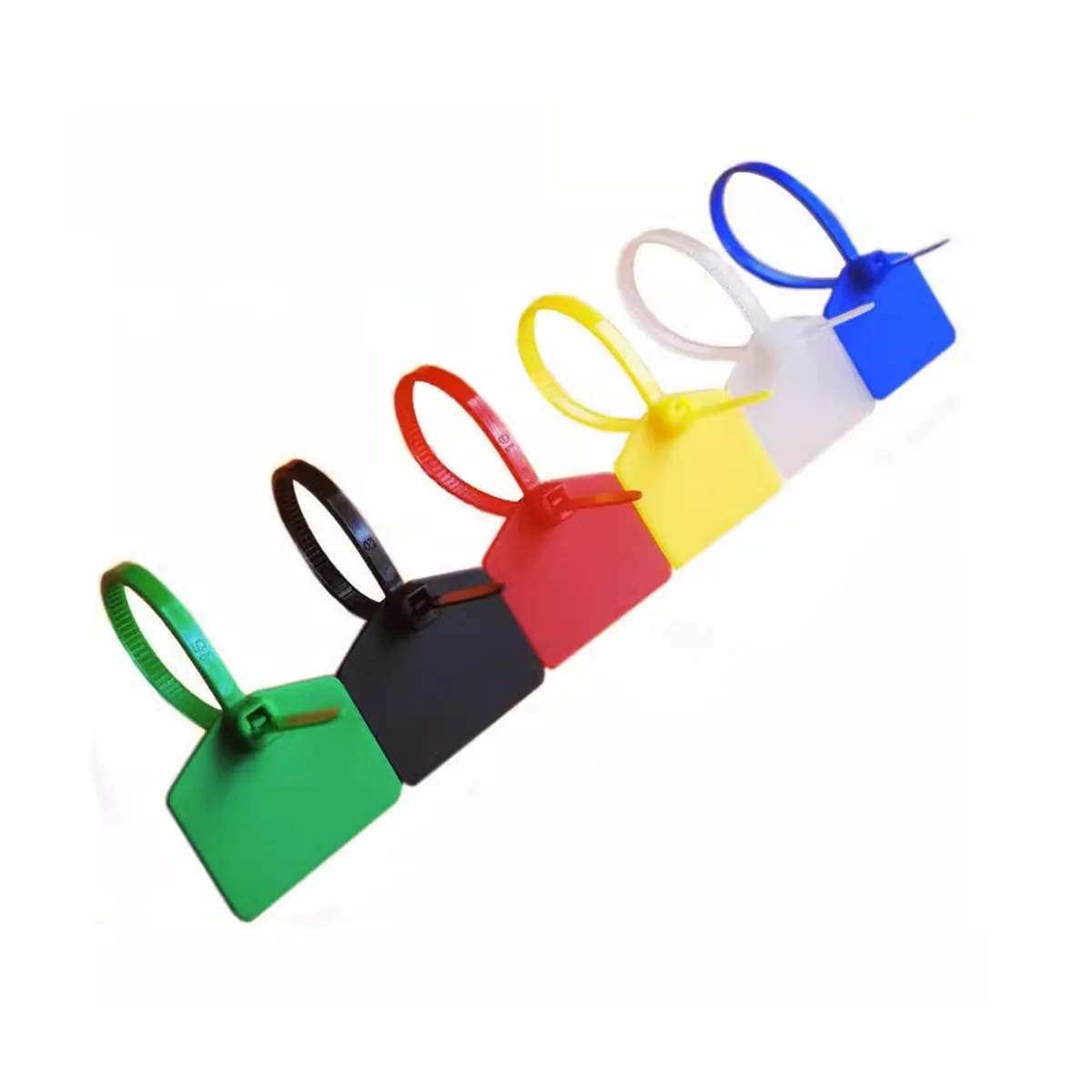 

3*120/4*220 пластиковые цветные ярлыки, кабельная стяжка, противоугонная и Противоугонная пряжка