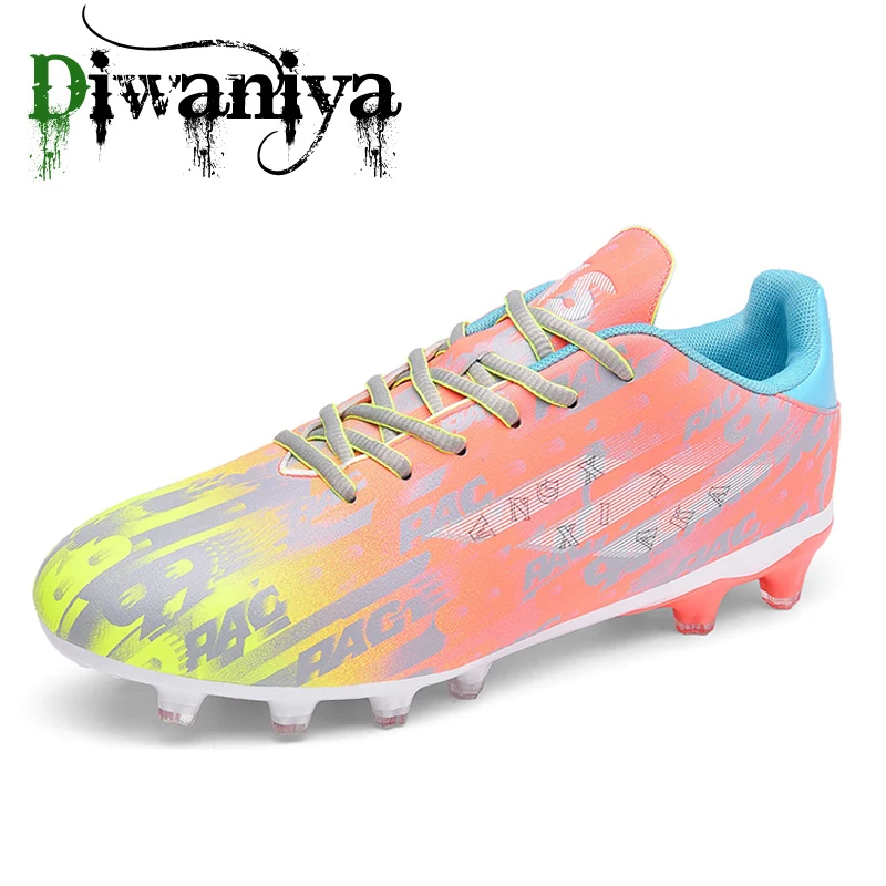 

Low-Top Men's Soccer Shoes Teens Outdoor Training Football Boots AG/TF Boys Non-Slip Ankle Sneakers Newest Chuteiras De Futebol