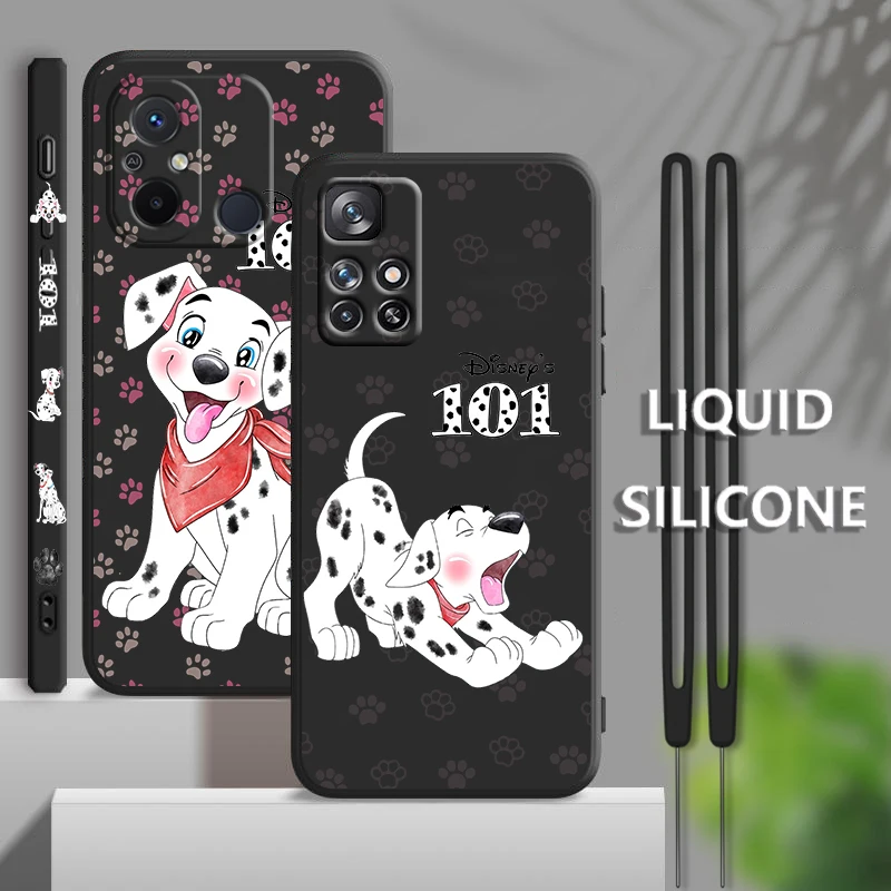 

101 Dalmatians Cute For Xiaomi Redmi 12C 11 Prime A1 10 10X 9 9A 9T 9AT 8 8A 7 Pro 4G 5G Liquid Left Rope Phone Case Coque Capa