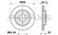 

A0004 interior for brake disc mirror FOCUS