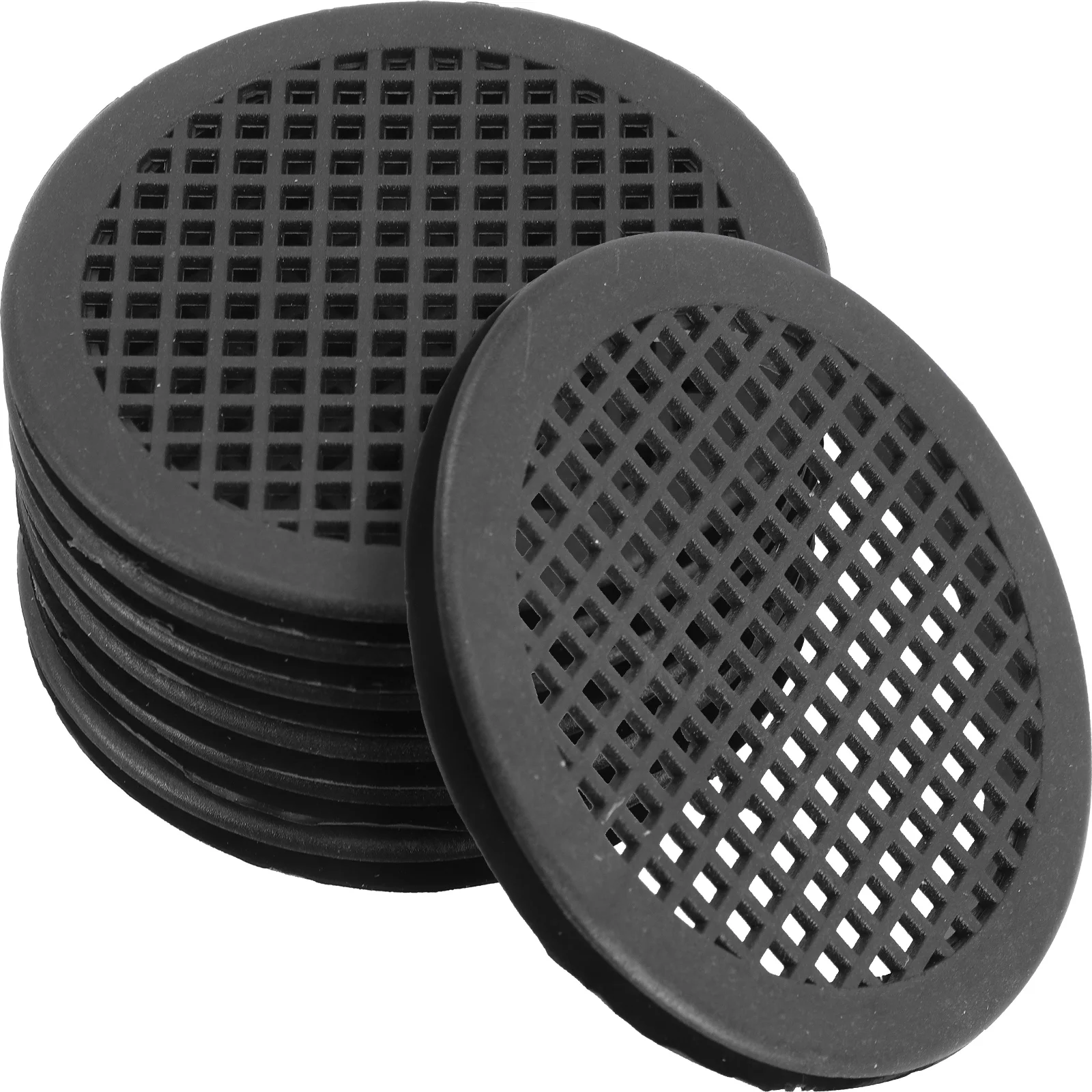 

Air Vent Vents Circular Cover Hole Cabinet Round Ventilation Grille Cupboards Soffit Louvered Breathable Grommet Honeycomb Fan