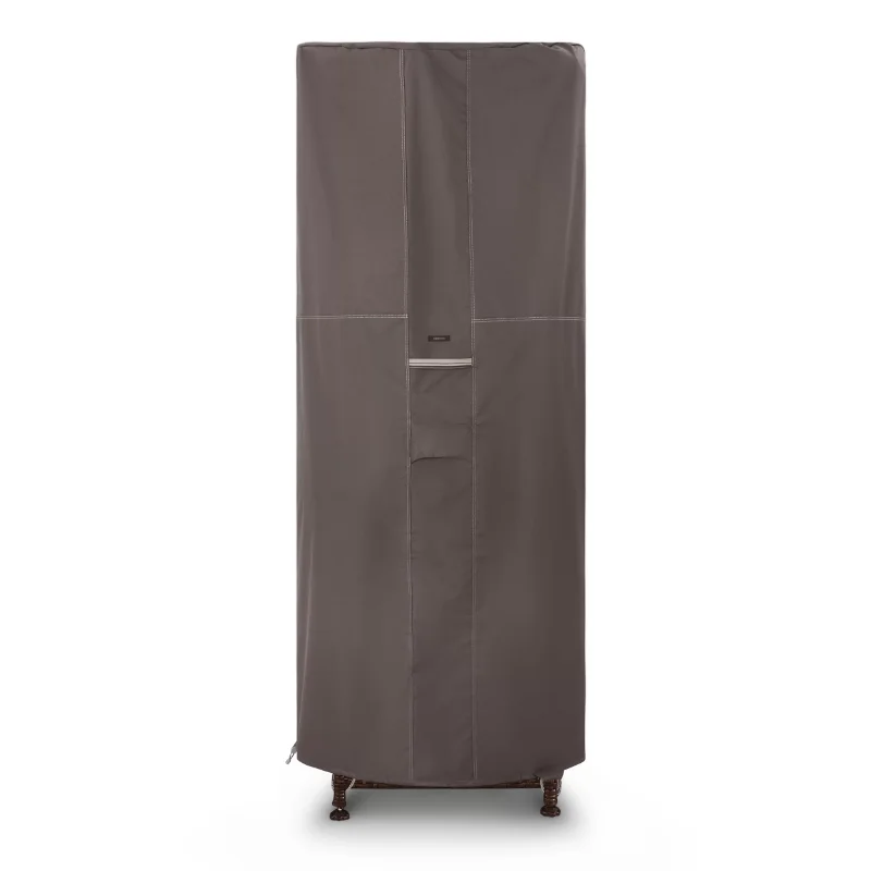 

32" x 32" x 84" Gray Round Patio Table Cover