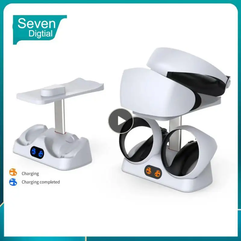 

With Display Light Charging Dock For Ps5 Vr2 Bracket For Vr2 Charging Base For Ps Vr2 Glasses Collapsible Glasses Holder