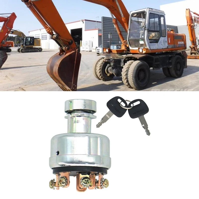 4186743 4186745 переключатель зажигания с 2 ключами для Hitachi EX160WD EX200 экскаватор цилиндр