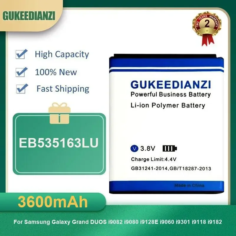 Фото Аккумулятор для Samsung Galaxy Grand Prime J3 G530 G530H G530F 2 SM-G7106 SM-G7102 G7108 i9082 i9080 EB-BG530BBE EB-B220AE №3