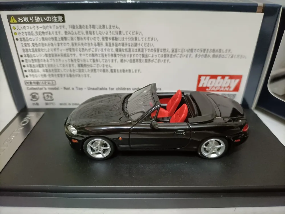 Фото Mark43 1/43 Mazda MX-5 родстер NB8C RSII черная модель купе №2