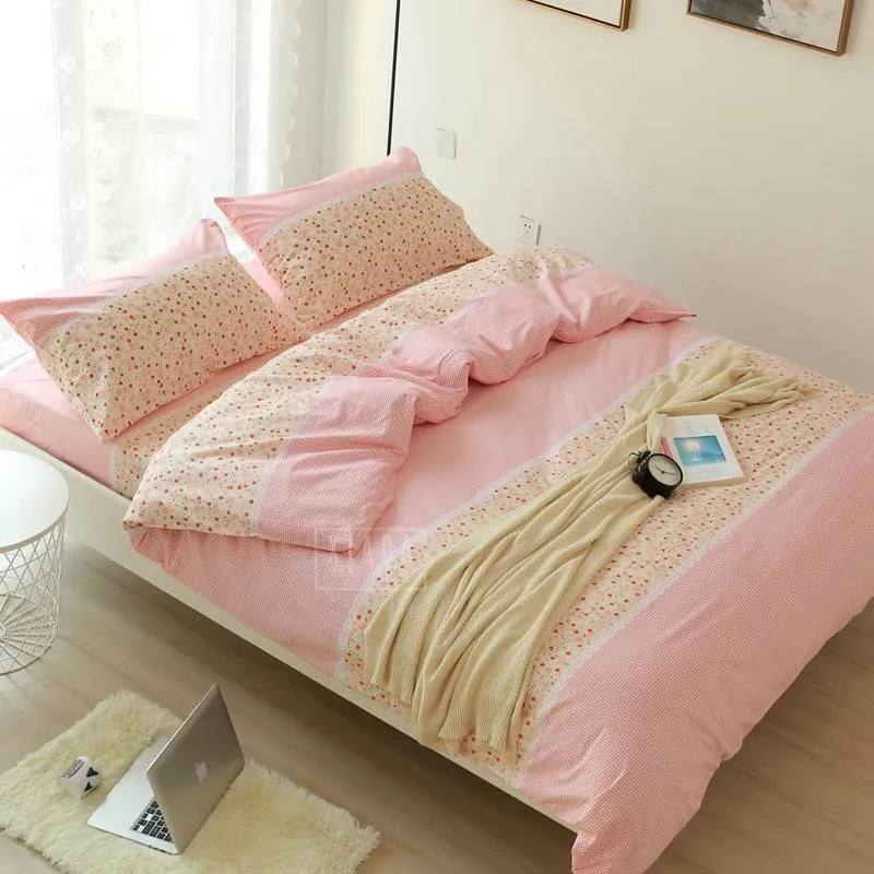 Bed Sheet Single .2M Learning V Dormitory Cotton Twill Double .5.8