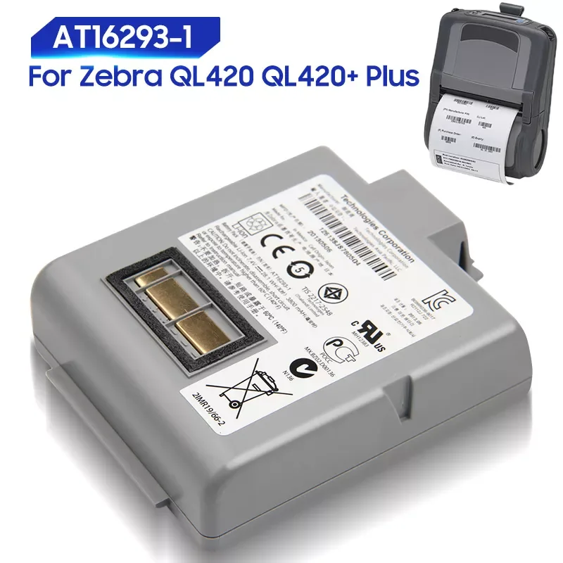

2022 новый запасной аккумулятор для Zebra QL420 Plus QL420 + оригинальный аккумулятор 4200 мАч