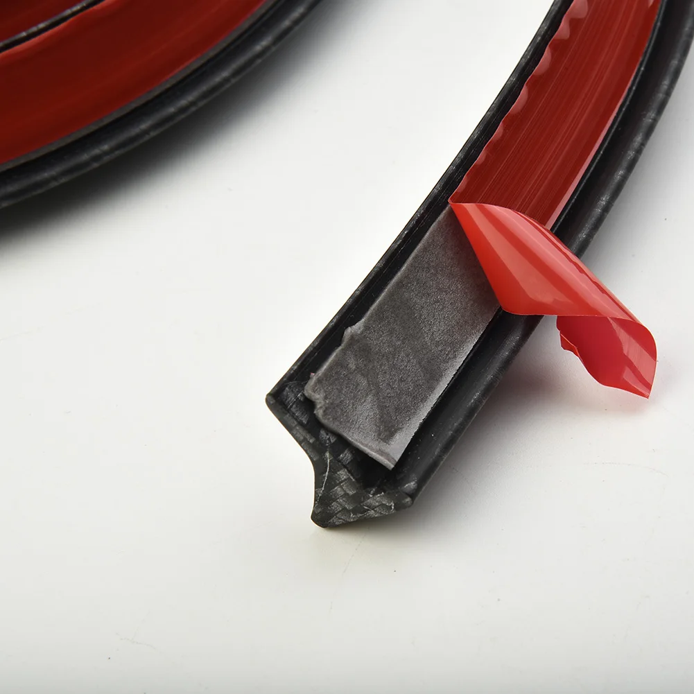 

Vehicle Protective Strip Assembly Body Decor Rubber Tire 1.5m Trim Wheel Car