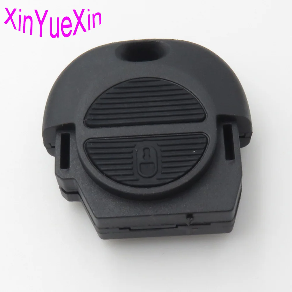 

XinYueXin for Nissan 2 Button Key Case Shell Pulsar Patrol BLANK Replacement Head No Battert Holder Inside Soft Car Accessory