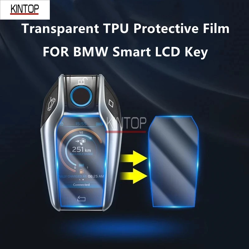 

Прозрачная защитная пленка из ТПУ для экрана BMW X3/X5/X7/5 Series/6 Series/7 G30 G32 G11 G05 G07 Series Smart LCD Key