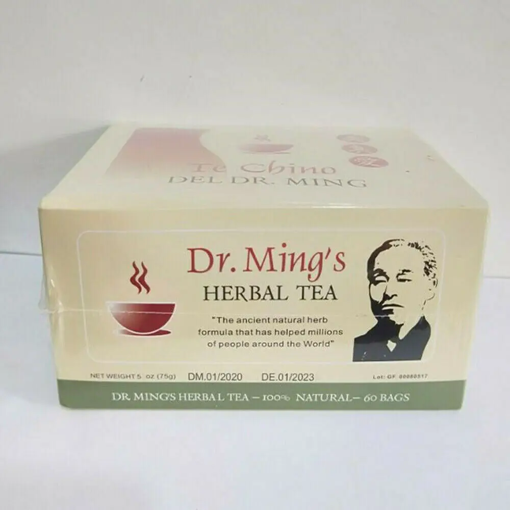 

TE CHINO DEL DR.MING Tea 60 пакетиков натуральный Детокс-диета чай Потеря веса забота о здоровье