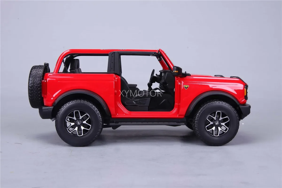 Коллекция моделей автомобилей Maisto 1/18 для Ford Bronco Badlands без двери 2021 детские игрушки