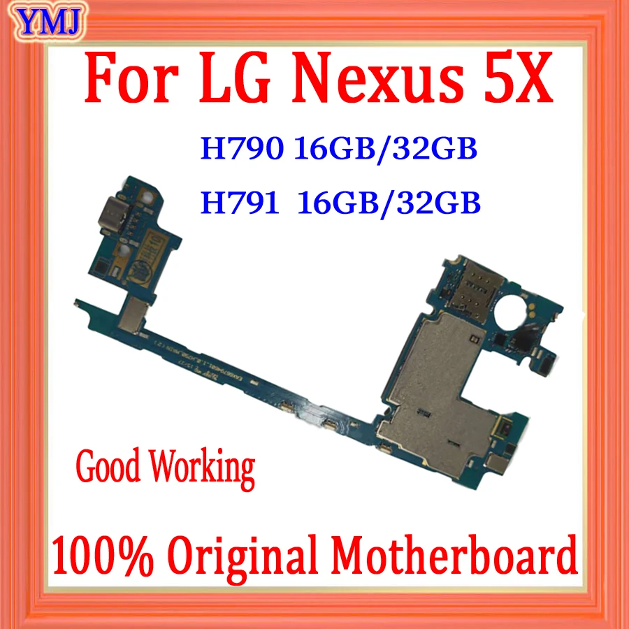 

С системой Android, материнская плата для LG Nexus 5X H790 H791, 100% протестированная материнская плата для LG H790 H791, оригинальная разблокированная плата