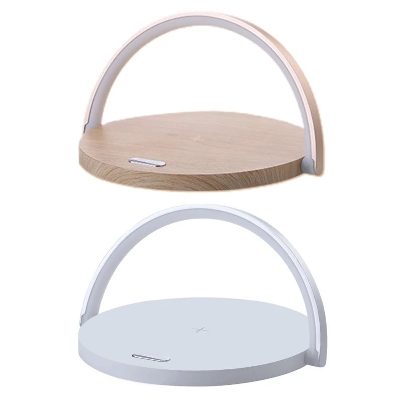 

LED Desk Lamp With Fast Wireless Charger USB Rechargeable Table Bedside Light