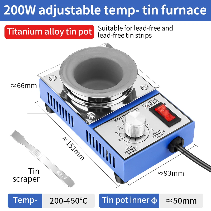 

LUXIANZI Печь для плавления олова LXS924591 200-450℃