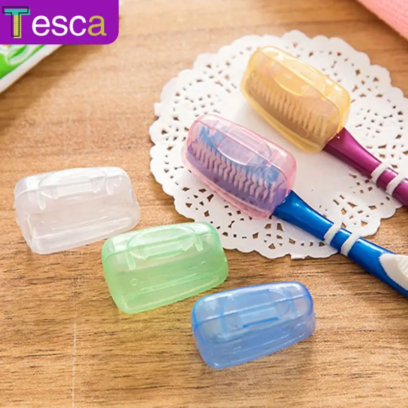 

5Pcs/Set Travel Toothbrush Head Protective Caps Portable Toothbrush Head Protective Cover Health Germproof Toothbrush Protector