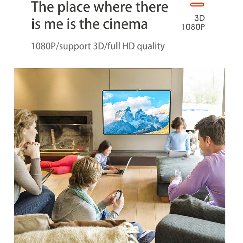 Портативный складной экран для проектора LEJIADA защита от складывания мягкий