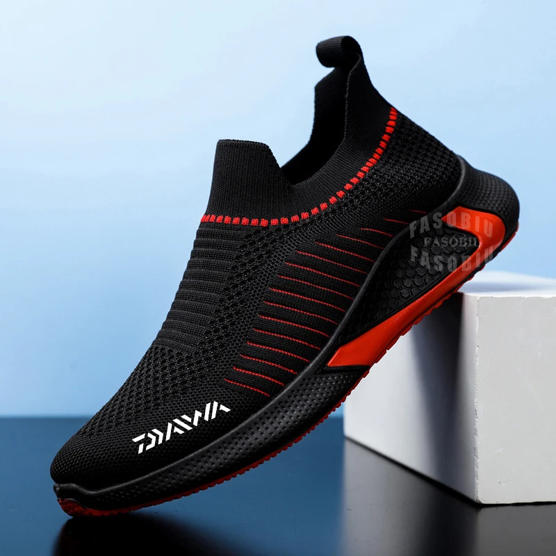 

Outdoor Men's Plus Size Breathable Fishing Shoes Running Casual Sneakers Lightweight Mountaineering Wear-resisting Hiking Shoes