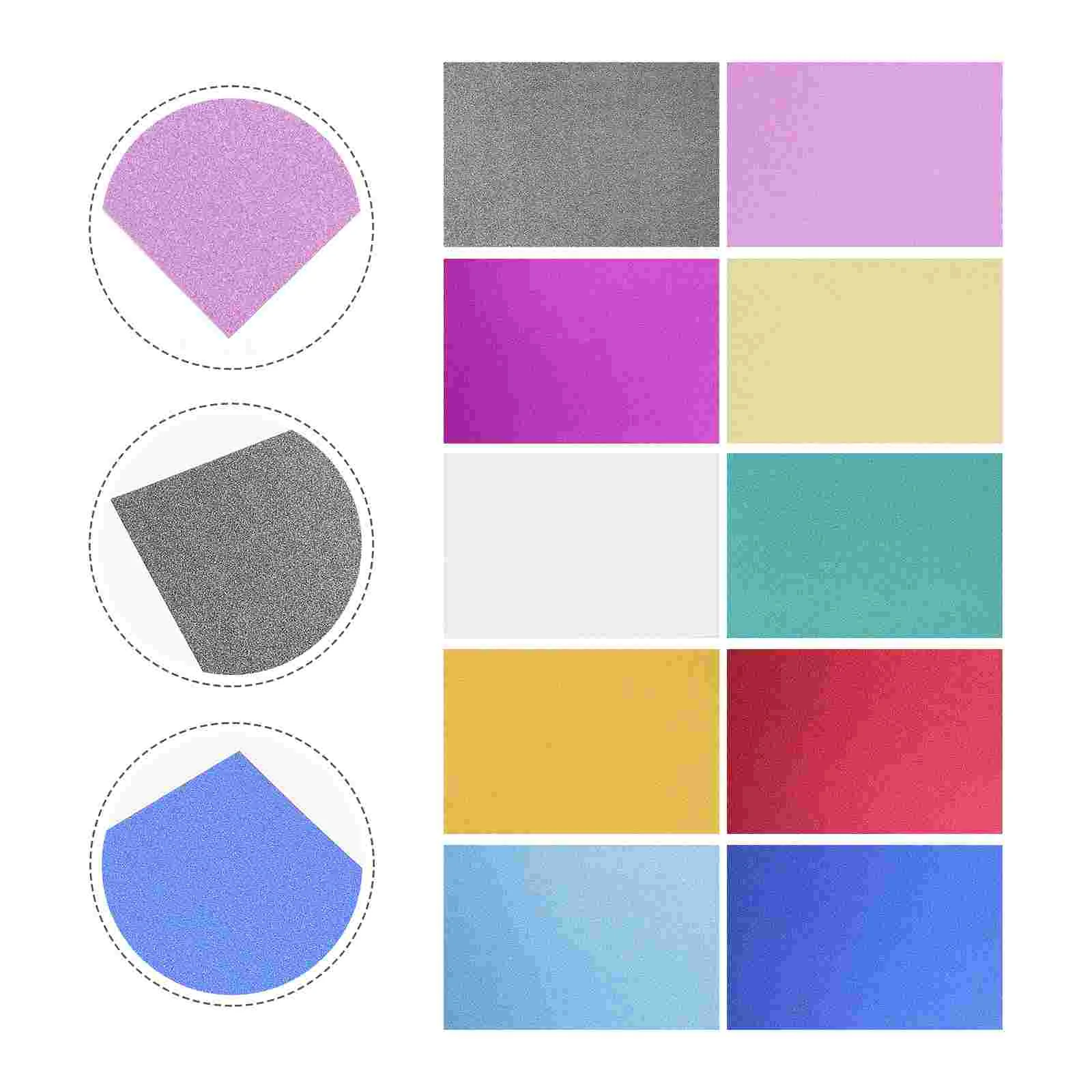 

40 Sheets Cardstock Paper A4 Paperboard Glitter A4 Paper DIY Paperboard for Children