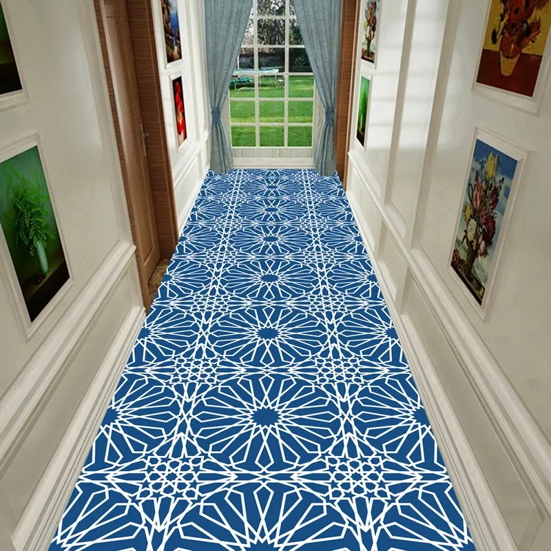 

Reese Lobby Carpets Living Room Bedroom Porch Rugs Islamic Traditional Pattern Hallway Corridor Hall Entrance Anti Slip Bottom