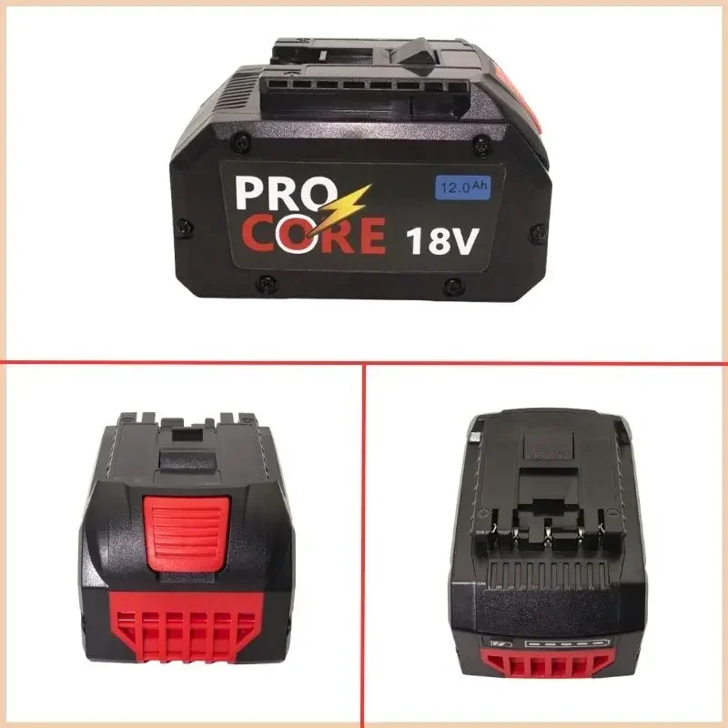 Фото 8AH/10AH/12AH для BOSCH Professional 18V 21700 батарея ProCORE 18V Li-Ion Замена для BAT609 BAT618 с bms №5