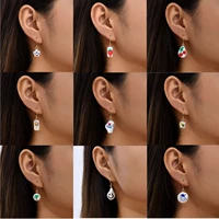 korean pearl earrings wholesale dangle lollipop earrings for women copper acrylic casual sporty bohemian simple trend cute ins