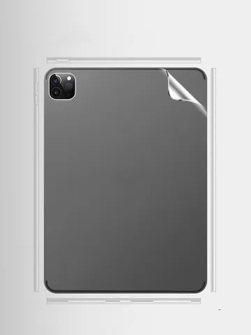 Прозрачная матовая наклейка для iPad Pro 2021 2020 2018 12.9 11 Air 4 5 Mini 6, защитная крышка для задней панели экрана, матовая наклейка