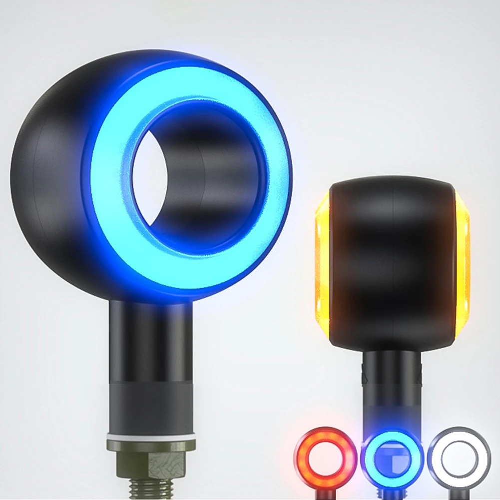 

2Pcs 12V Motorcycle LED Turn Signals Blinker Indicator Bulb IPX6 Waterproof Indicator Light Universal Accessories