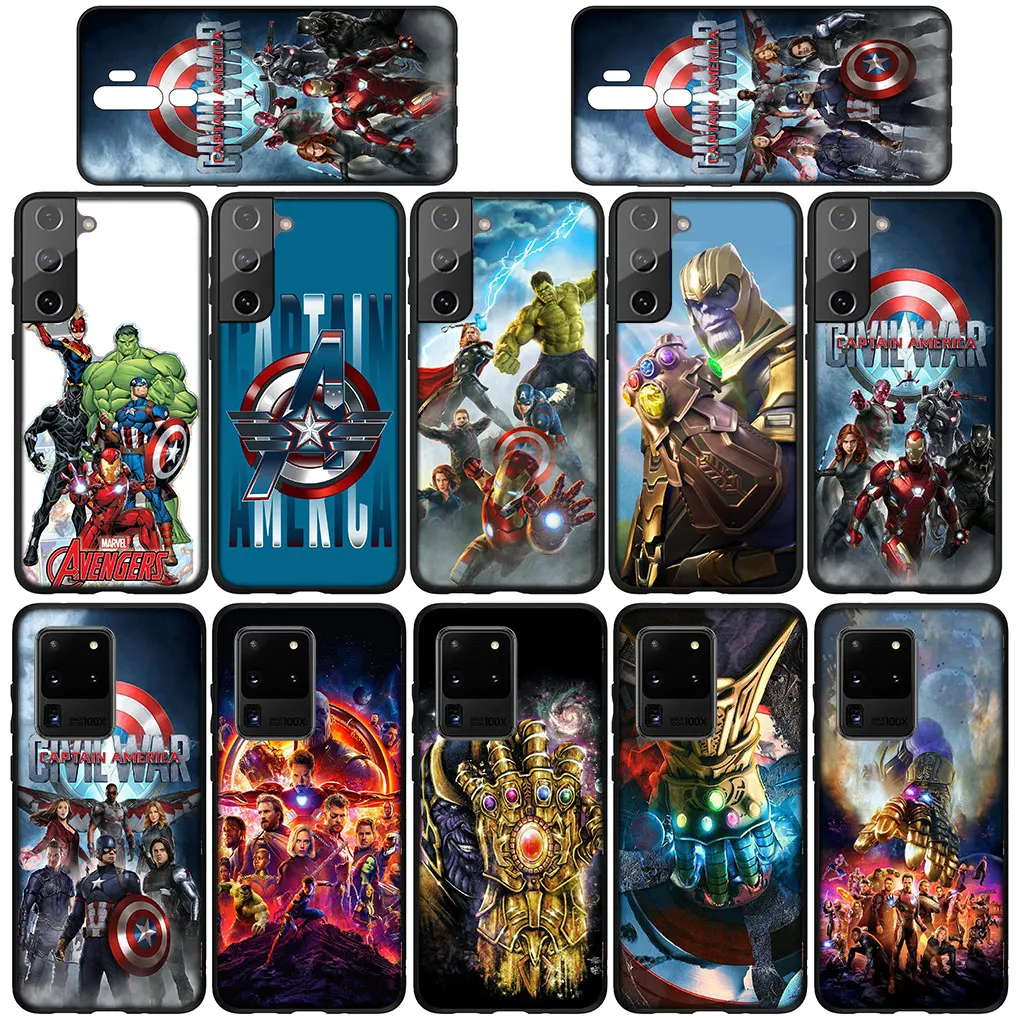 Marvel Avengers Endgame Superhero Thanos Cover for Xiaomi Redmi Note 11 10 9 8 Pro 9S 10S 11S 9A 9C NFC 9T 10A 10C 8A Case