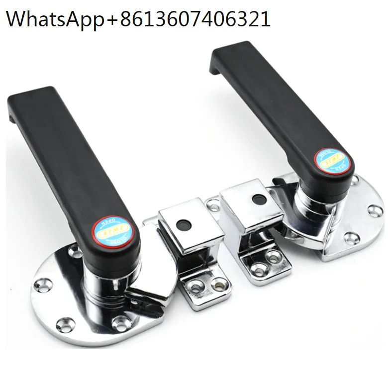 

Zinc Alloy Door Handle Seafood Steaming Cabinet Handle Buckle Hardware Cold Storage Door Lock Oven