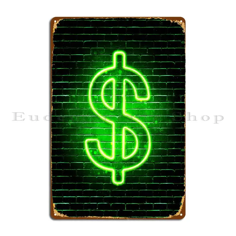 

Money Symbol Metal Sign Pub Plaques Pub Plaques Character Tin Sign Poster