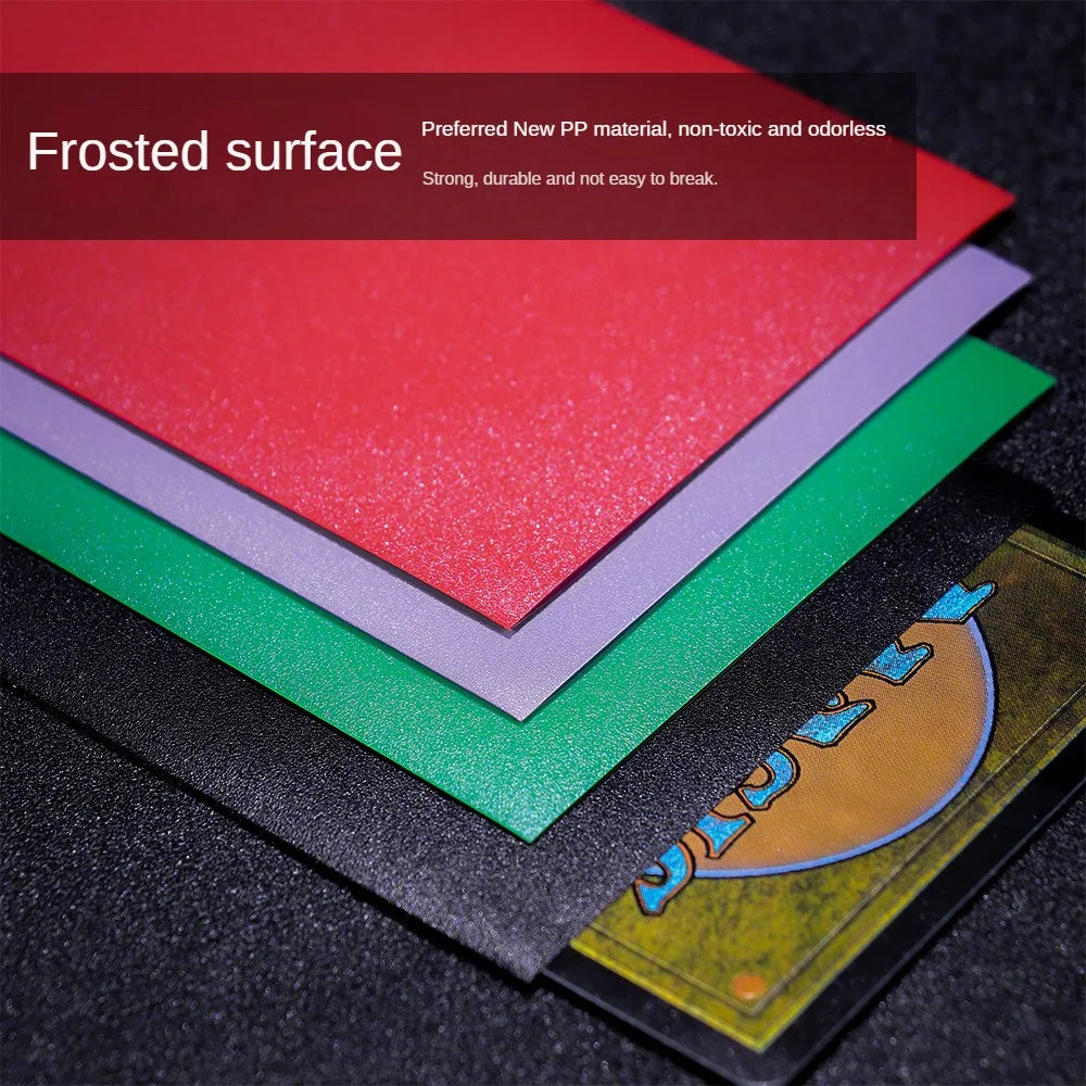 100 Шт. Матовые Рукава Для Карт Стандартного Размера TCG Tarot Настольные Игры