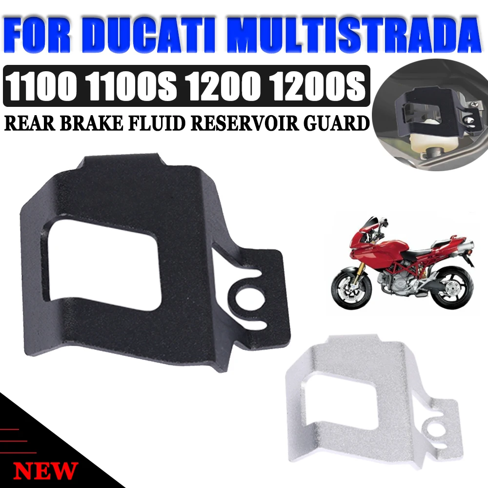 

For Ducati Multistrada MTS 1100 1100S 1200 1200S MTS1100 Motorcycle Parts Brake Fluid Reservoir Guard Cover Oil Cap Protector