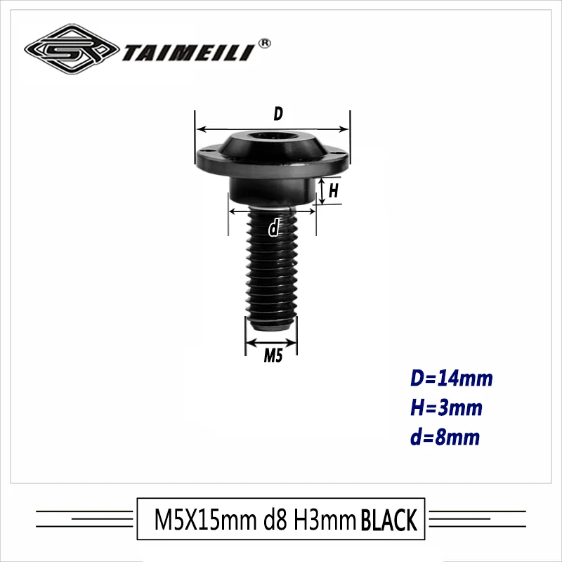 

TAIMEILI Винт ступенчатый титановый сплав M5x15/20 мм