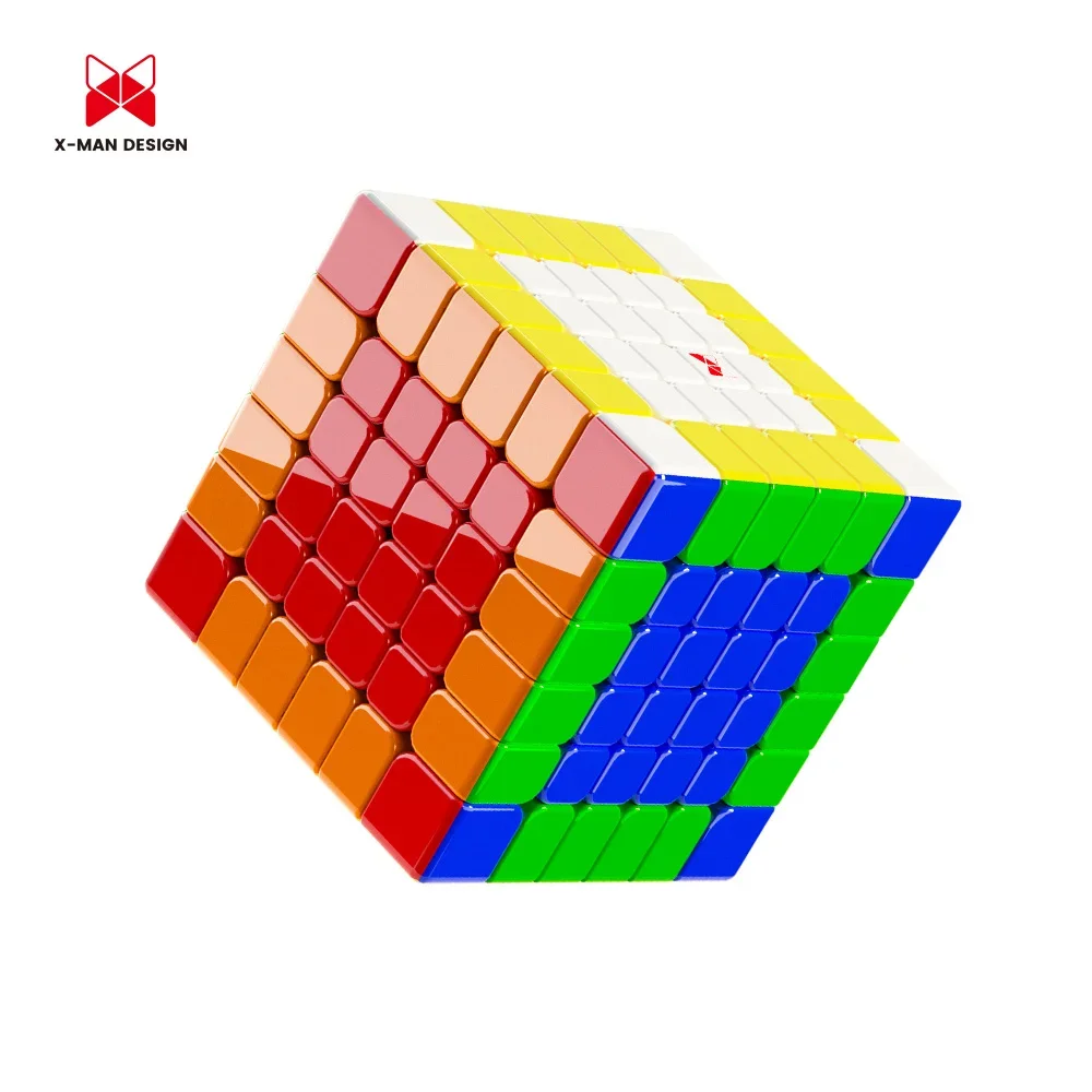 Фото Qiyi XMD Shadow V3M Ball Bore UV 6X6 Магнитный магический скоростной куб без наклеек Профессиональные игрушки-непоседы Cubo Magico Puzzle №2