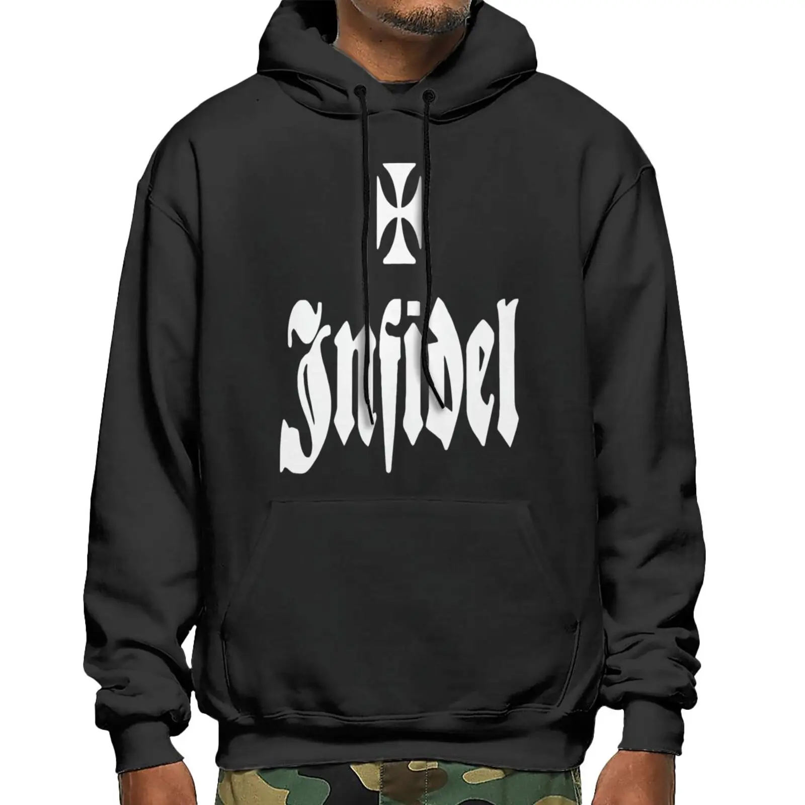 

2020 Infidel Crusader Typ2 Kreuzritter 6826 Hoodie Sweat Oversize Zipper Hoodie Sweat Sweatshirt Male Hoodie Oversize Techwear