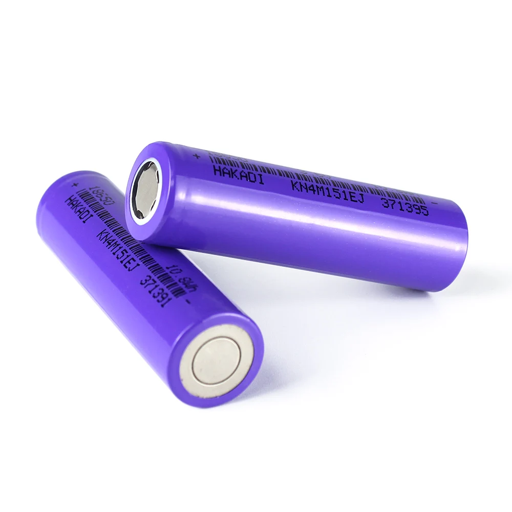 

HAKADI Large Capacity 3000mAh Rechargeable Lithium Battery 3.7V 18650 Battery Flat Top Battery For Flashlight E-Bike, Scooter,